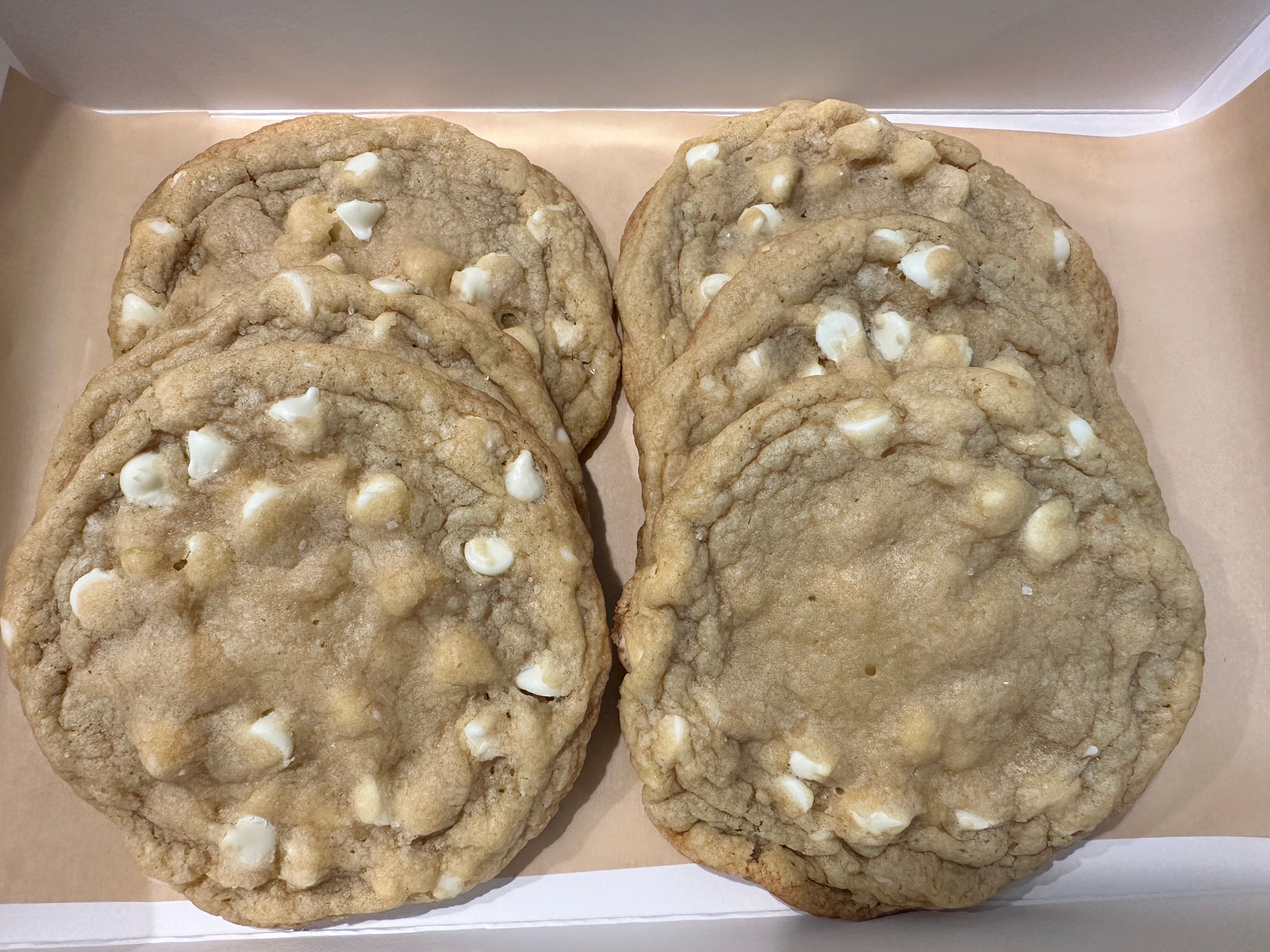 Giant "White Chocolate" Cookies